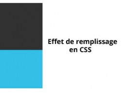 Des effets de remplissage en CSS
